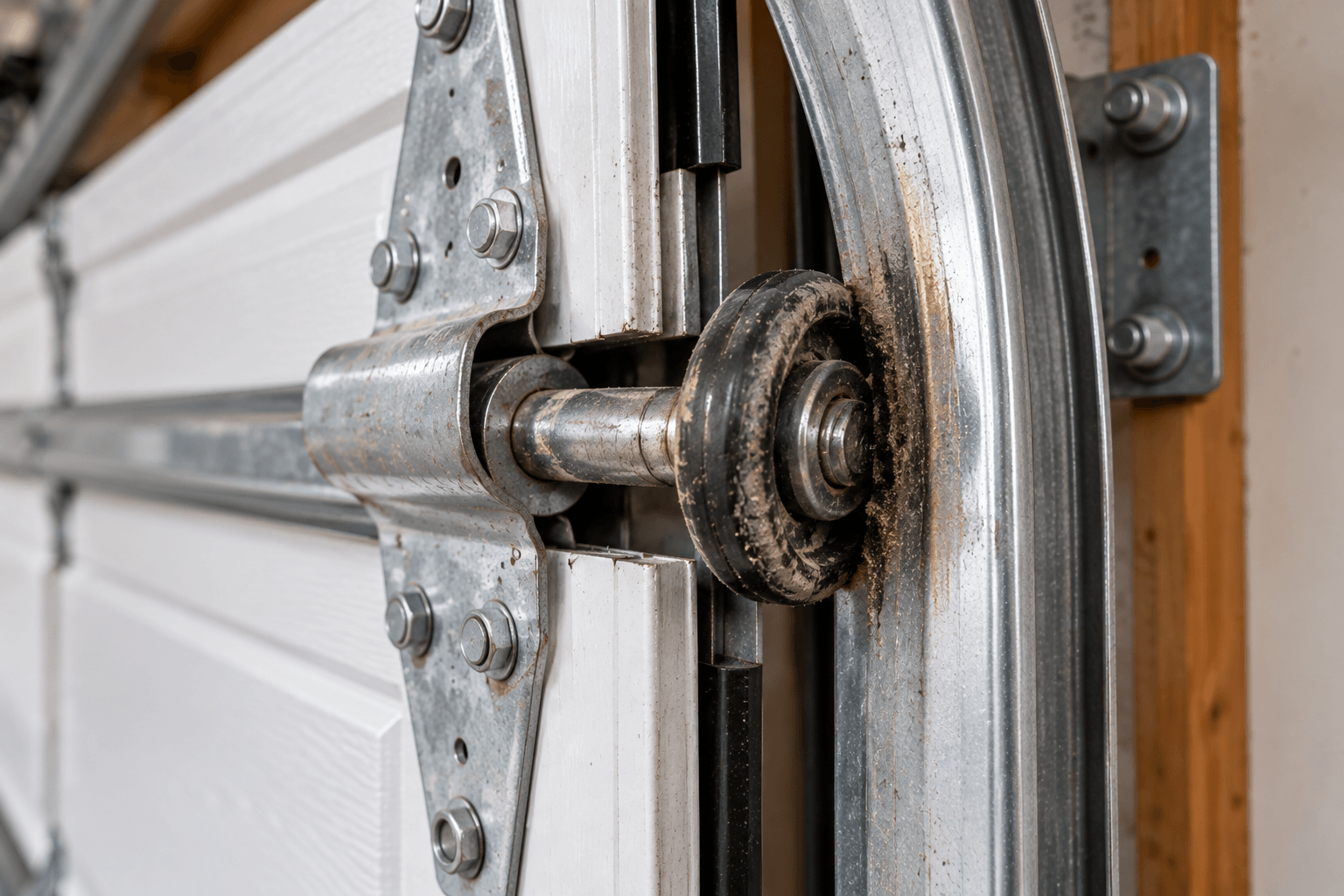 Binding garage door roller in Porter TX