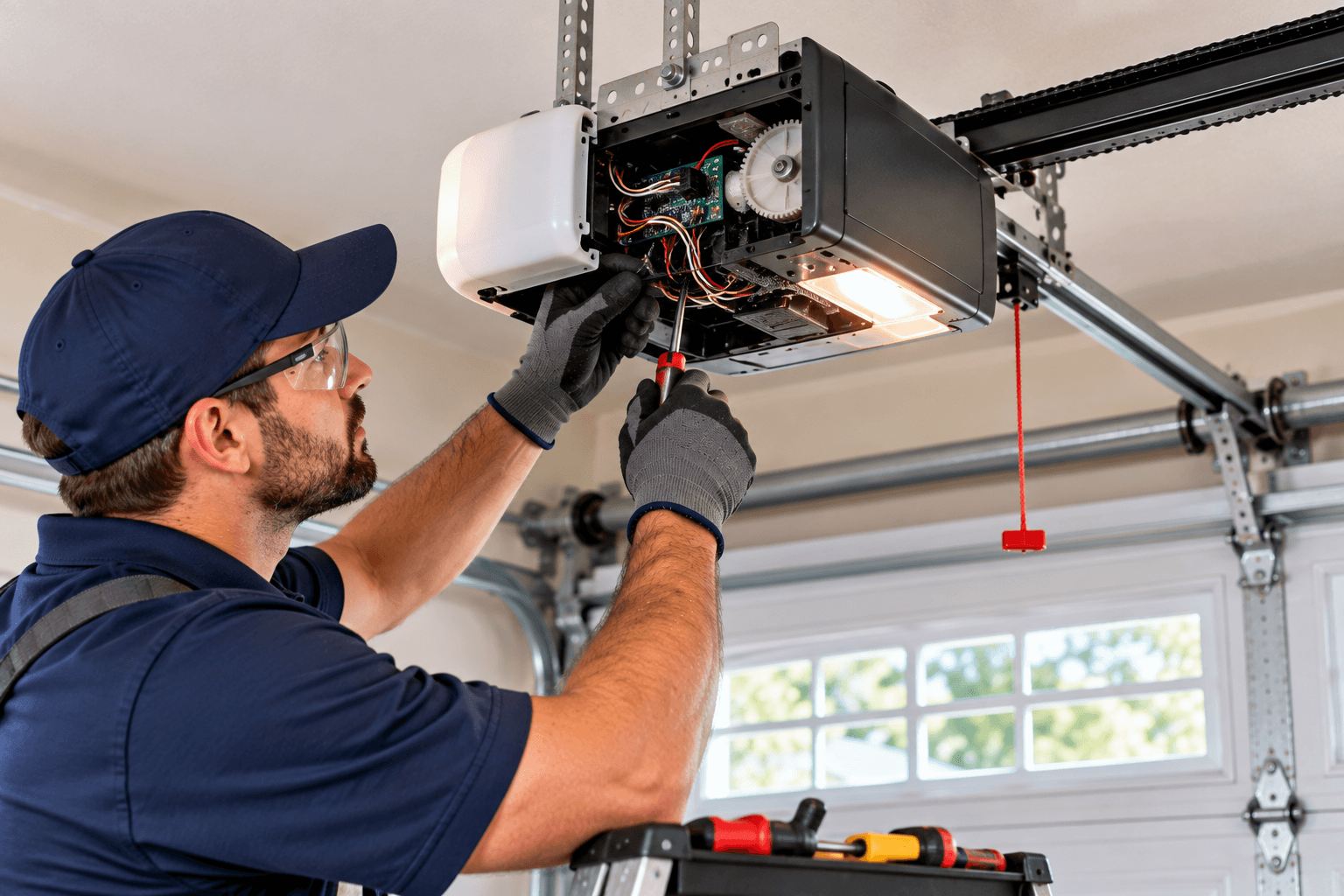 Garage door opener repair in Porter TX