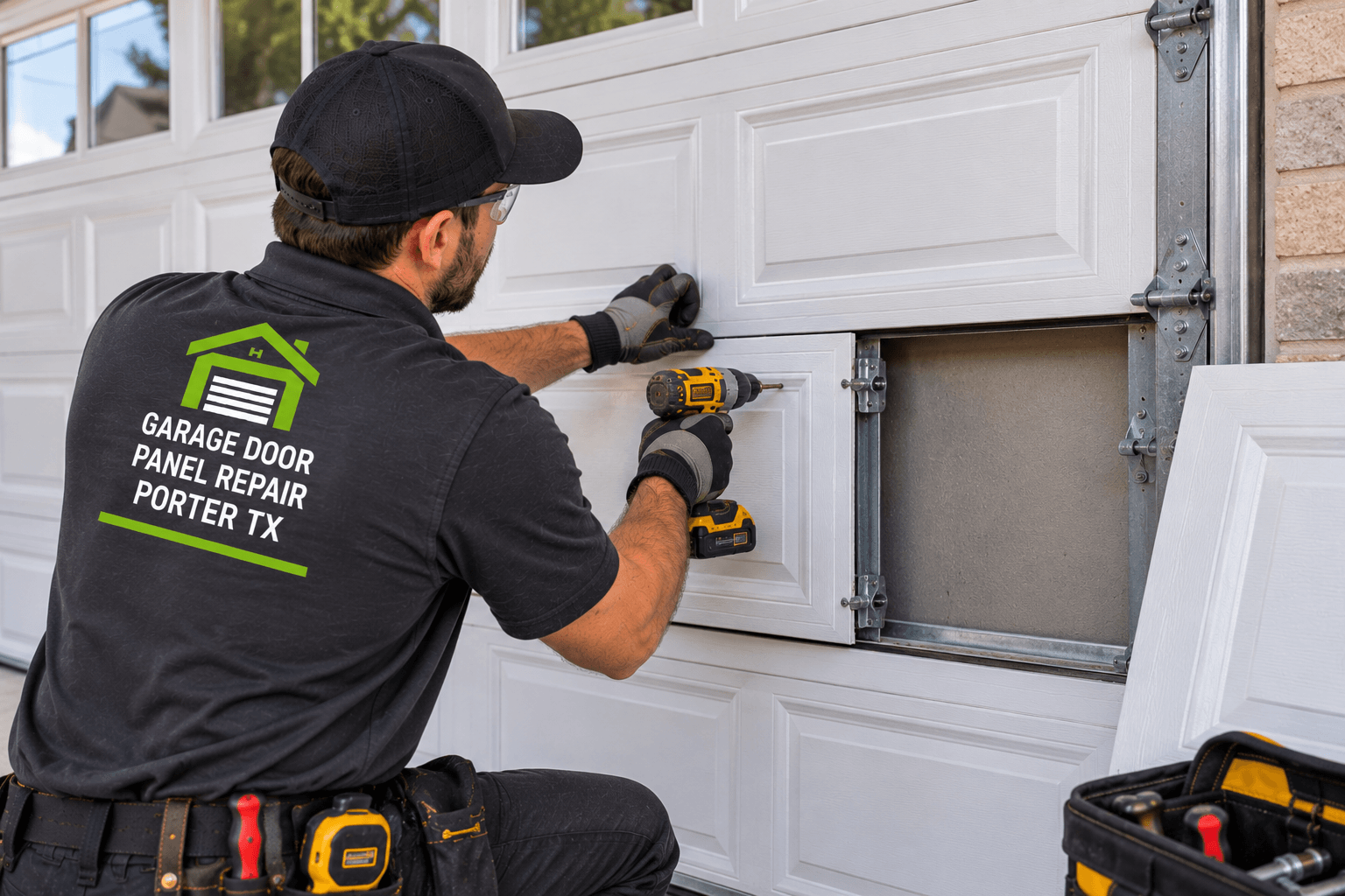 Garage Door Panel Repair Porter TX