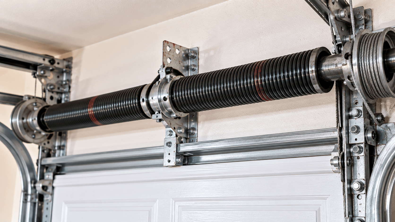 Garage door operating correctly after professional repair in Porter TX