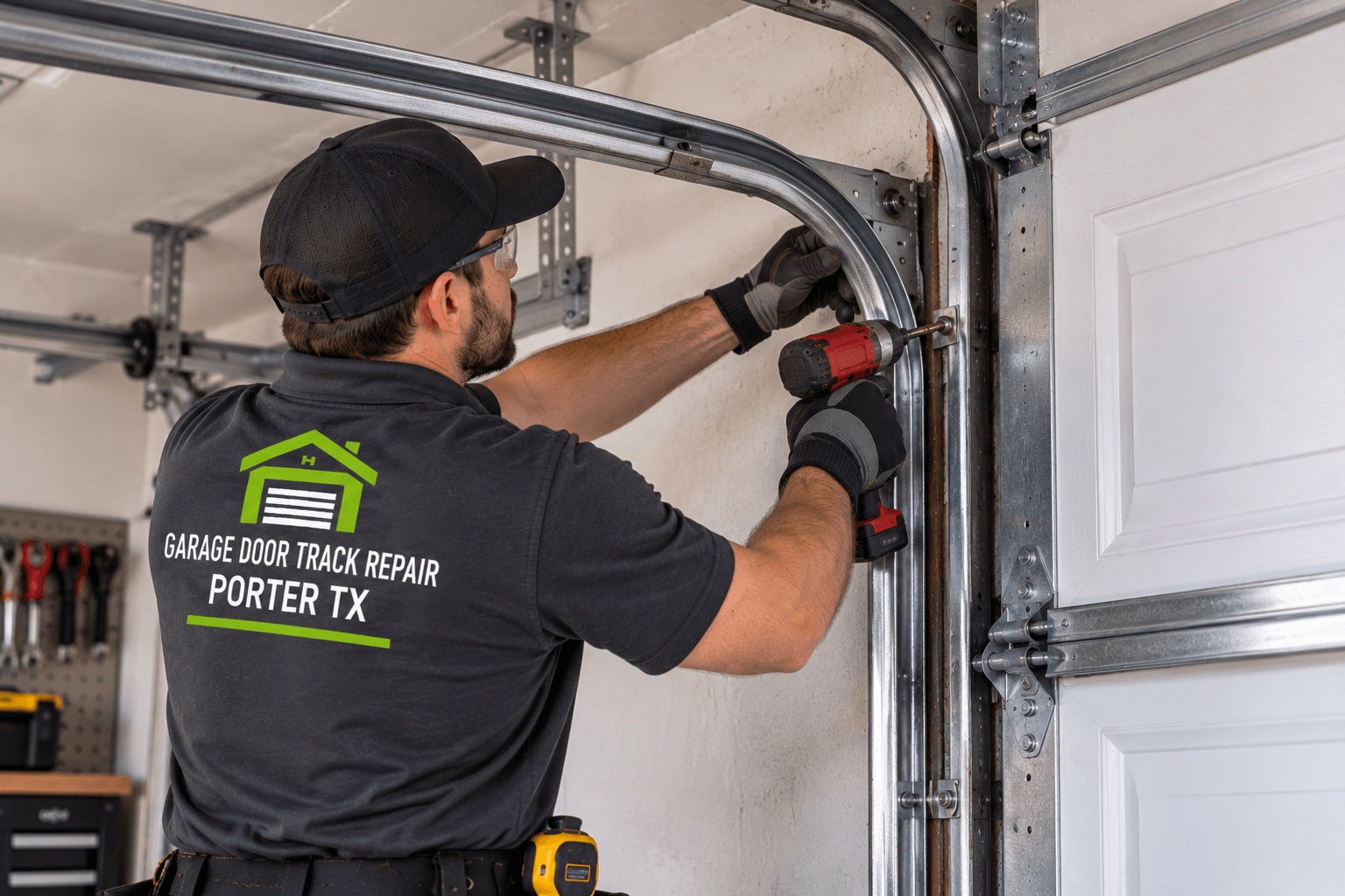Garage Door Track Repair Porter TX