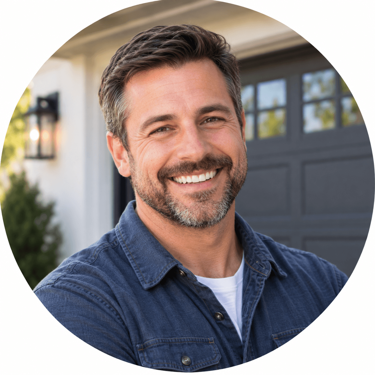 Garage door opener repair customer in Porter TX